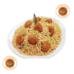 Chicken Qofta Pulao